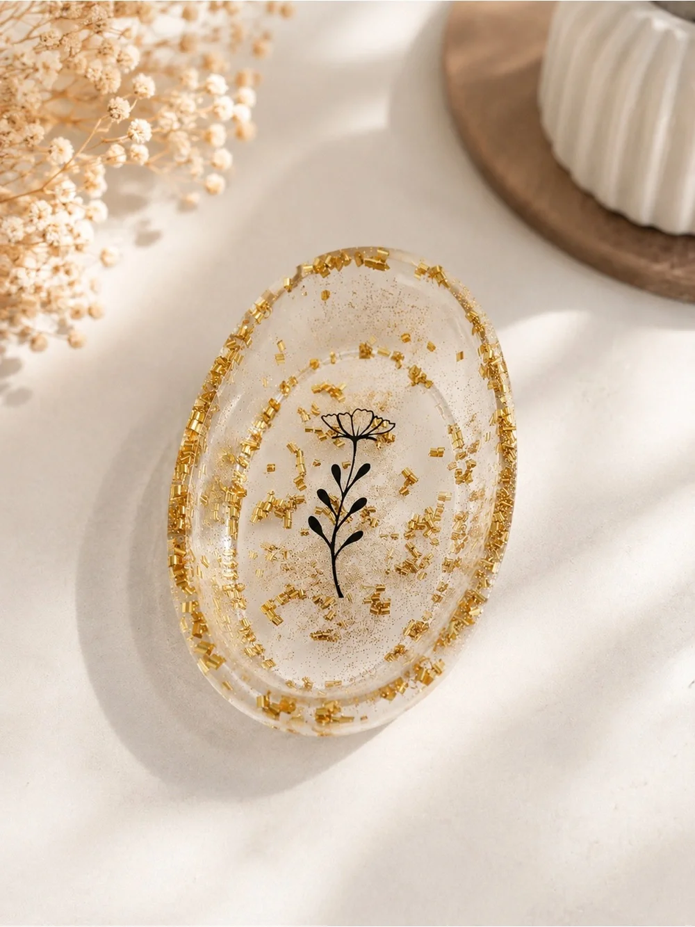 Handmade elegant clear